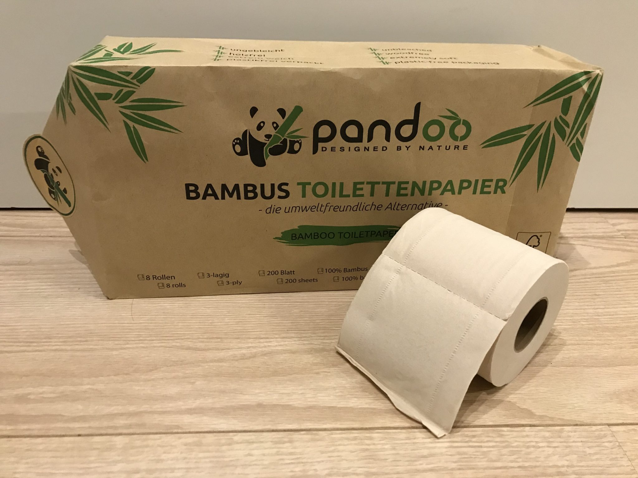 pandoo Bambus Toilettenpapier Produkt Test Bewertung